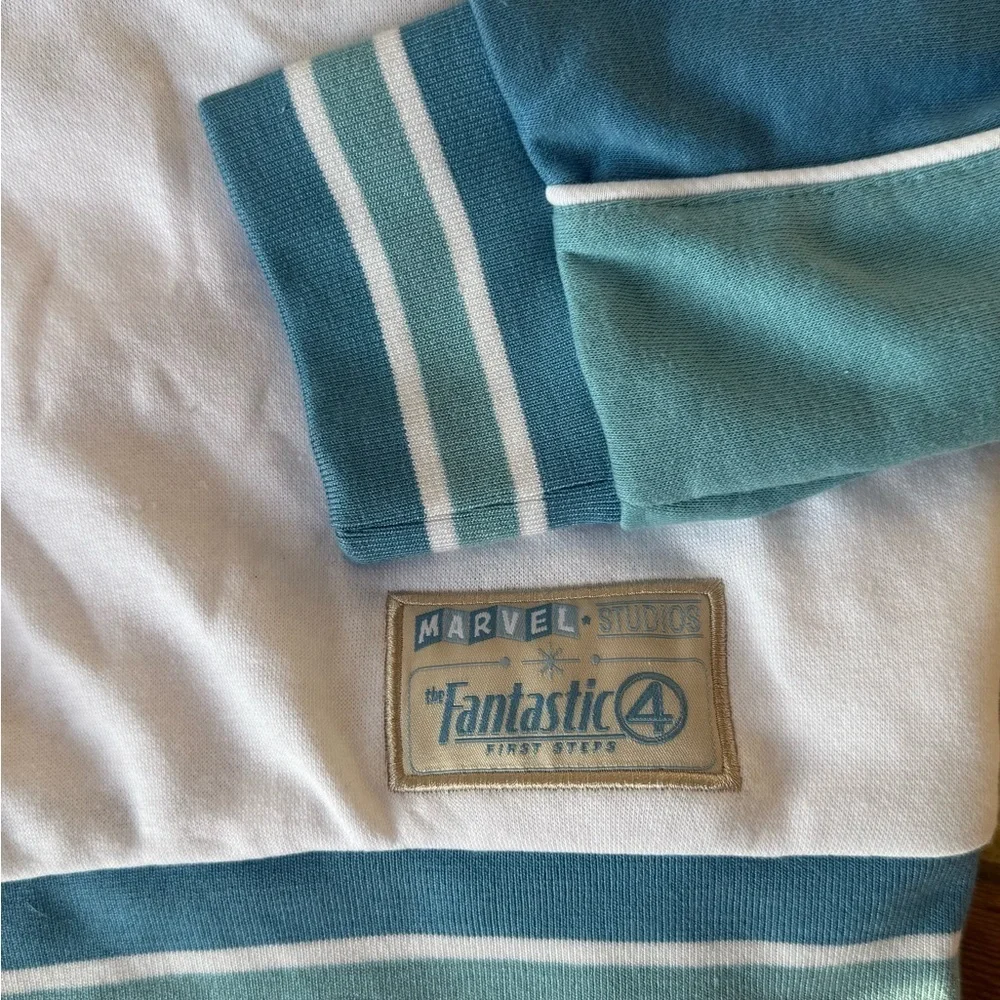 NWOT Marvel Fantastic Four: First Steps Women’s Quarter Zip Crewneck BoxLunch XS
